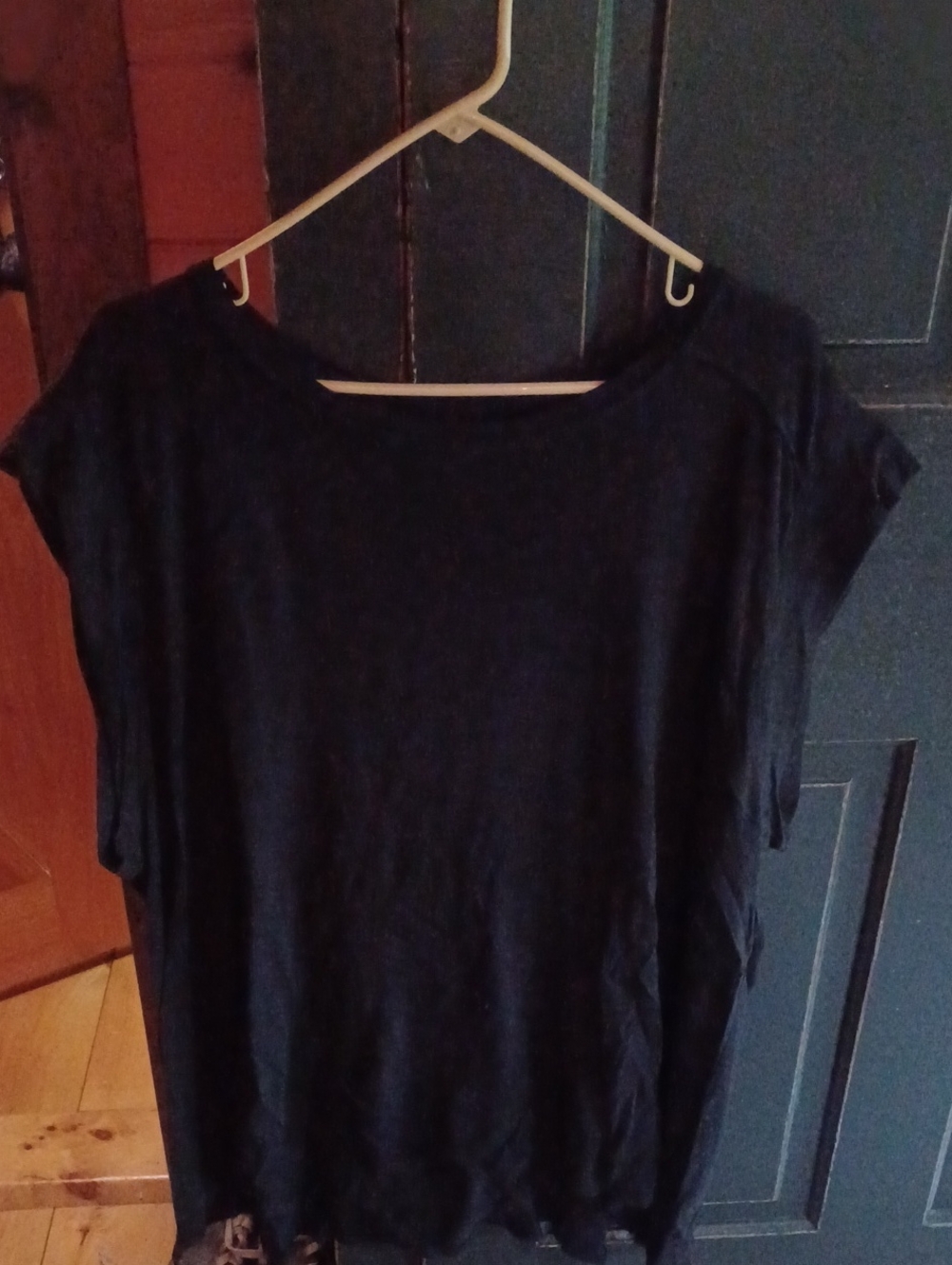 We The Free Black Short Sleeve Crewneck Tee